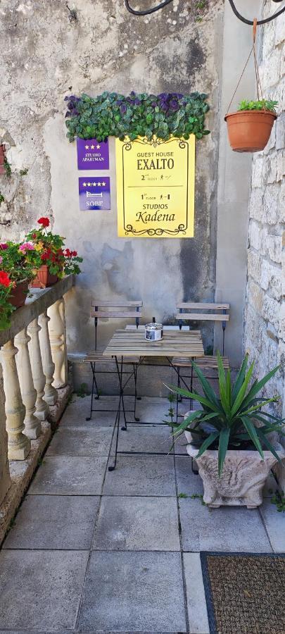 Studios Kadena Trogir - 18Th Century Stone House Eksteriør billede